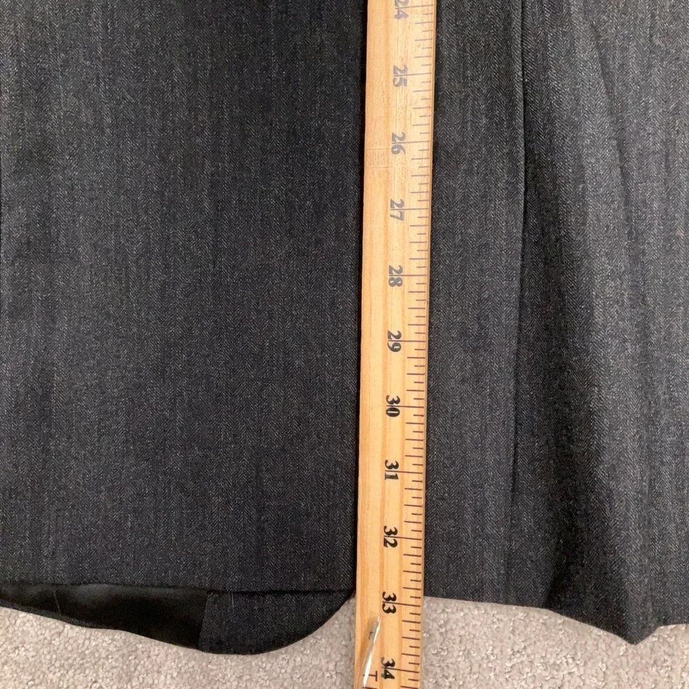 Jos. A. Bank Suit Mens 42L Charcoal Gray  Herringbone Wool Cashmere